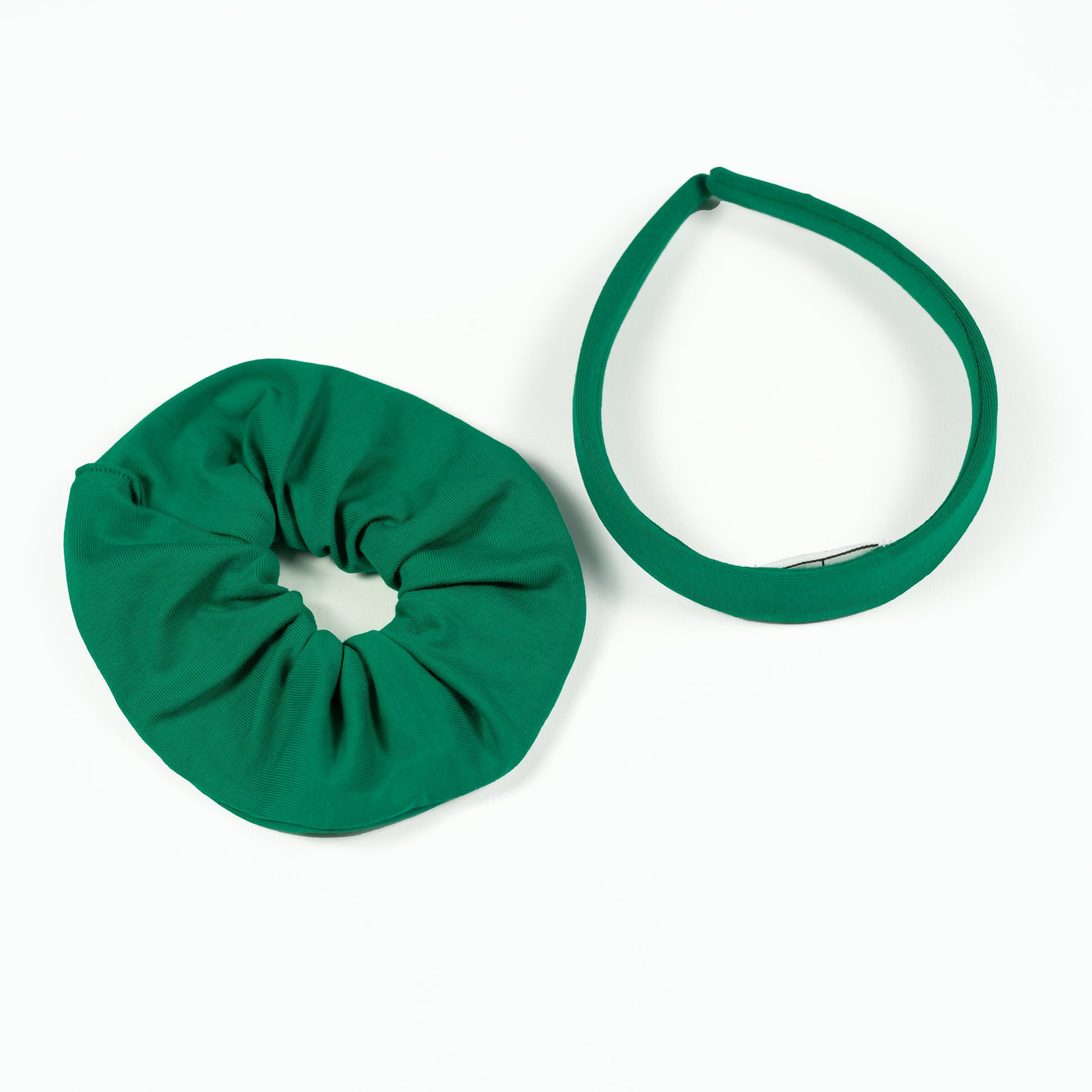 Green Scrunchie and Headband