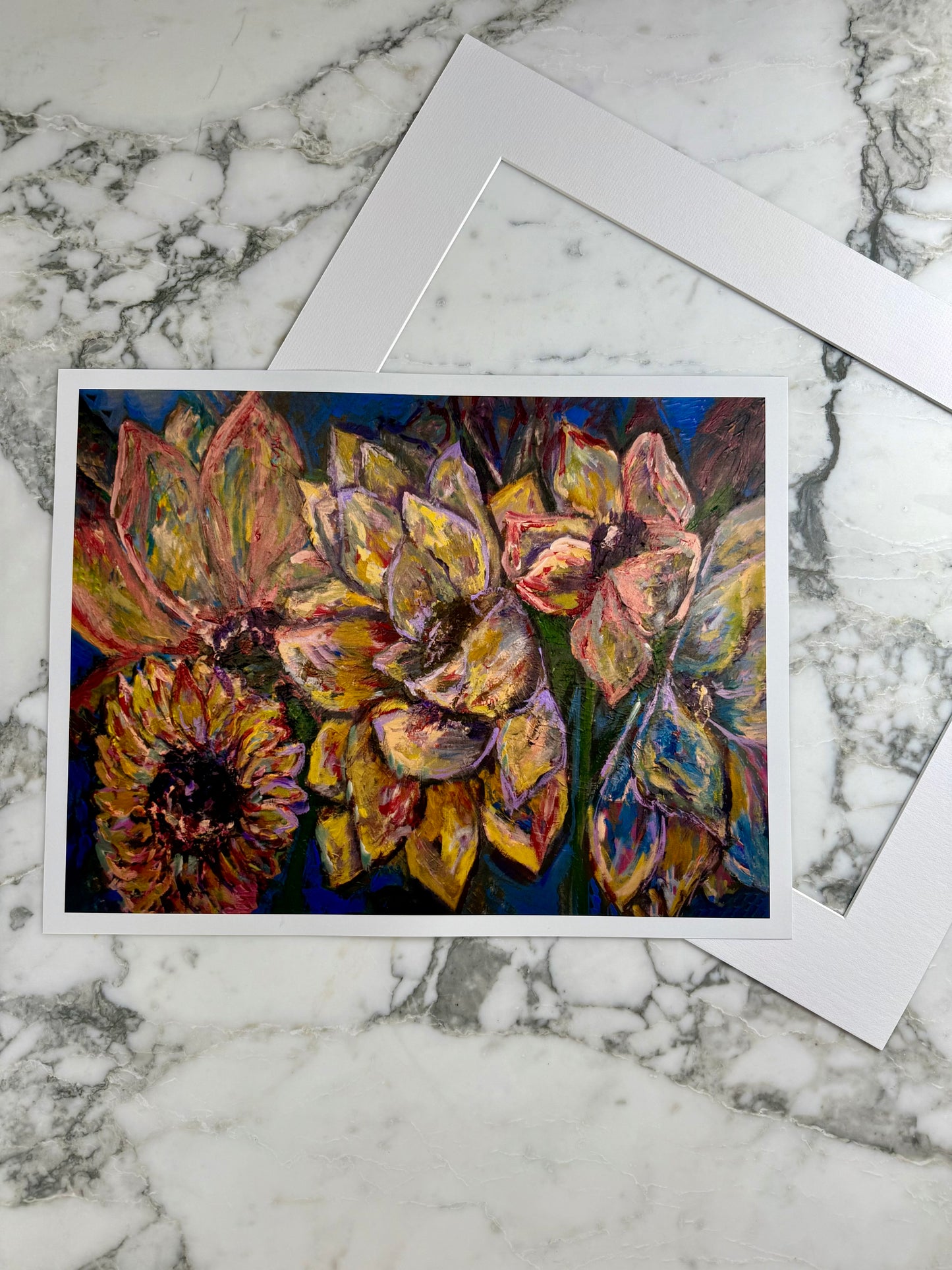The Pink Picket Fence Hand-Signed Art Print “Over Performing” – 16x20 Matted Wall Art – Fine Art Reproduction from Oil Painting by Kallen