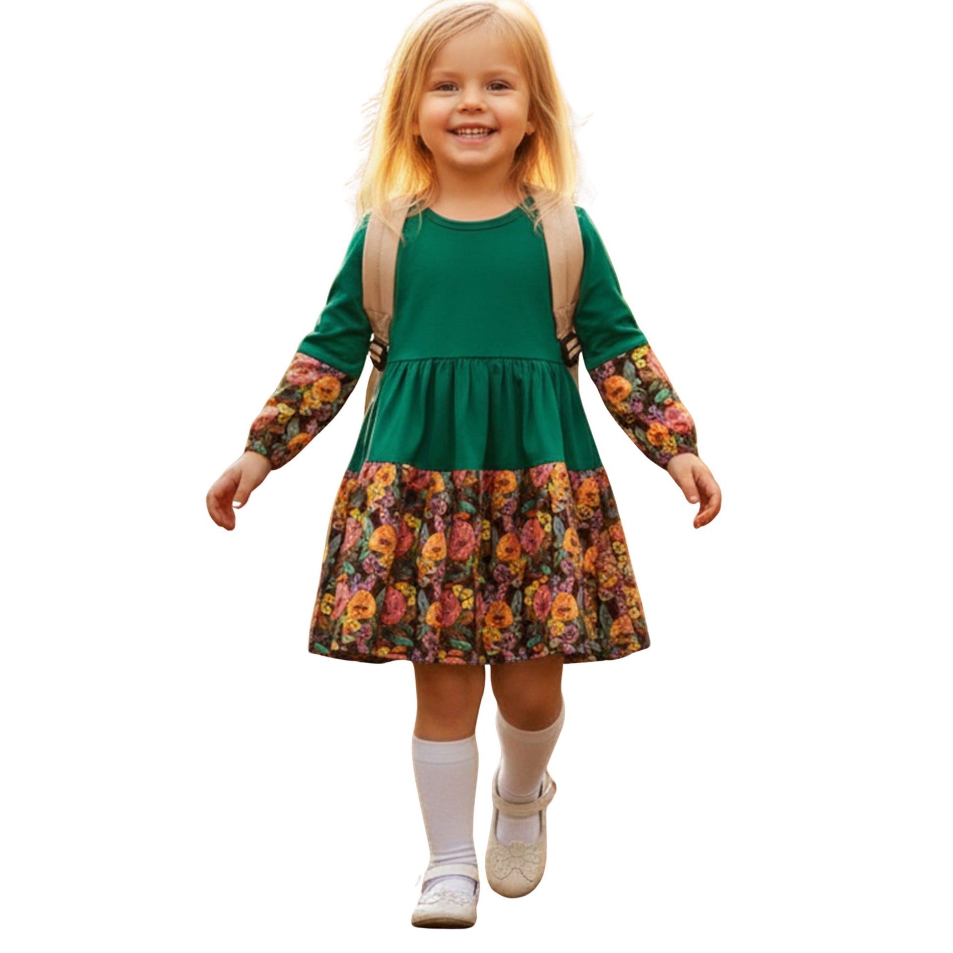 Green Louise Twirl Dress | Super Soft Spring Dresses Green Louise Twirl Dress | Super Soft Spring Dresses