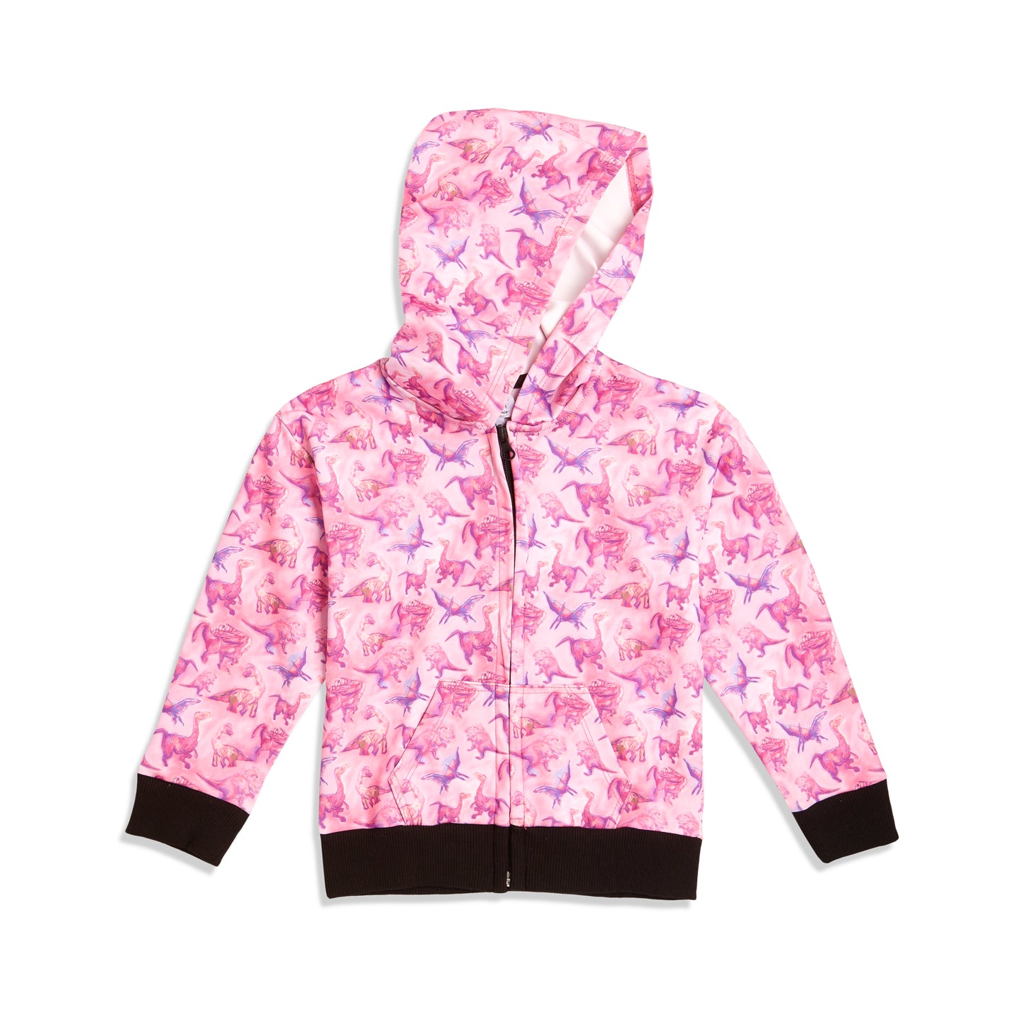 Dino Hoodie and Leggings Set (Pink Hoodie x Blue Leggings)