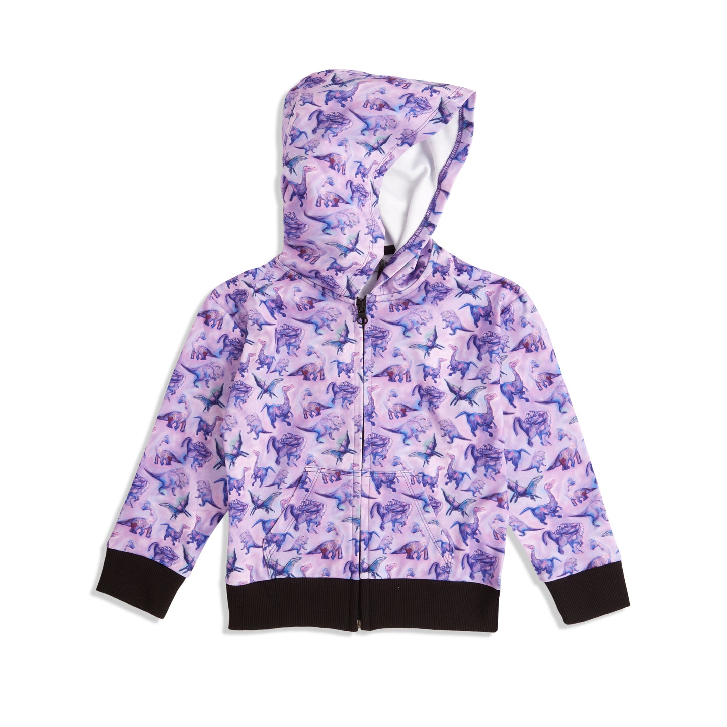 Dino Hoodie and Leggings Set (Purple Hoodie x Blue Leggings)