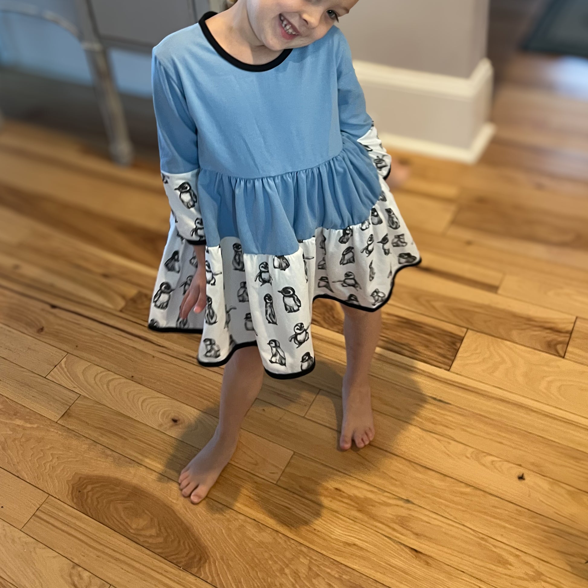 Girl in Twirly Dress