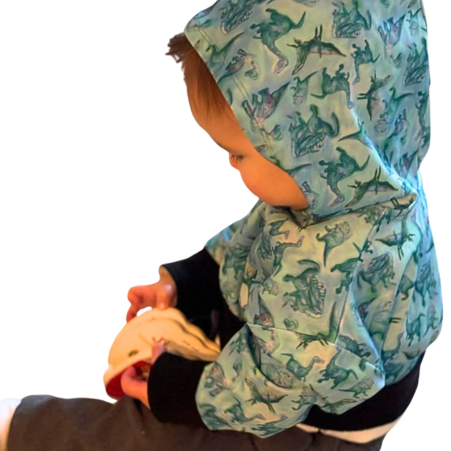 Suzie Dinosaur Hoodie | Girls Playwear | Dinosaur Clothes | Great for Texture-Sensitive Kids | Available in 3 Colors