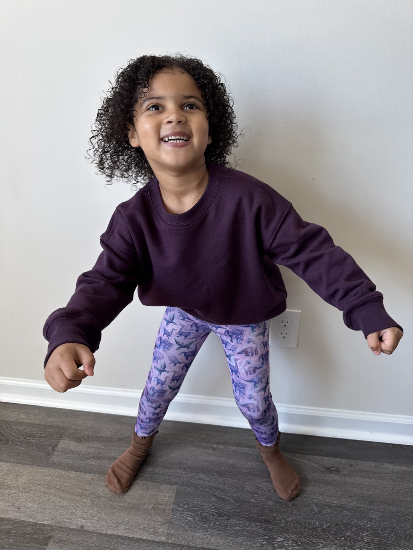 Suzie Dinosaur Leggings | Girls Playwear | Dinosaur Clothes | Best Leggings for Girls | Available in 3 Colors